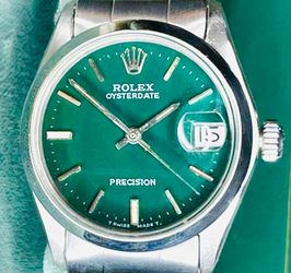 Authentic Rolex Oysterdate precision