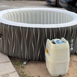 Inflatable hot tub Works