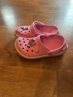 Girls Crocs Size 2 Pink Shipping Available 