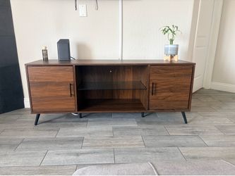 TV console with 2 cabinets