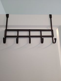 Over The Door Hooks- Dark Brown