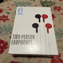 Lovebuds two person earphones- usb c - sealed brand new