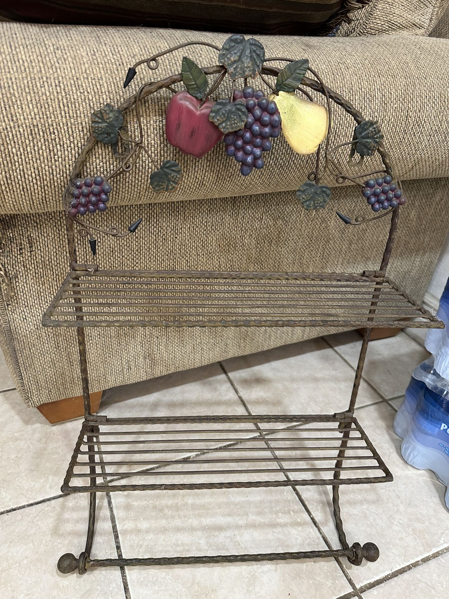 Iron Hanging Kitchen Rack