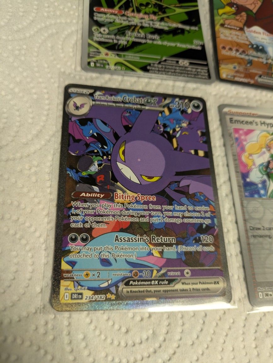 Pokemon Destined Rivals Cards Crobat