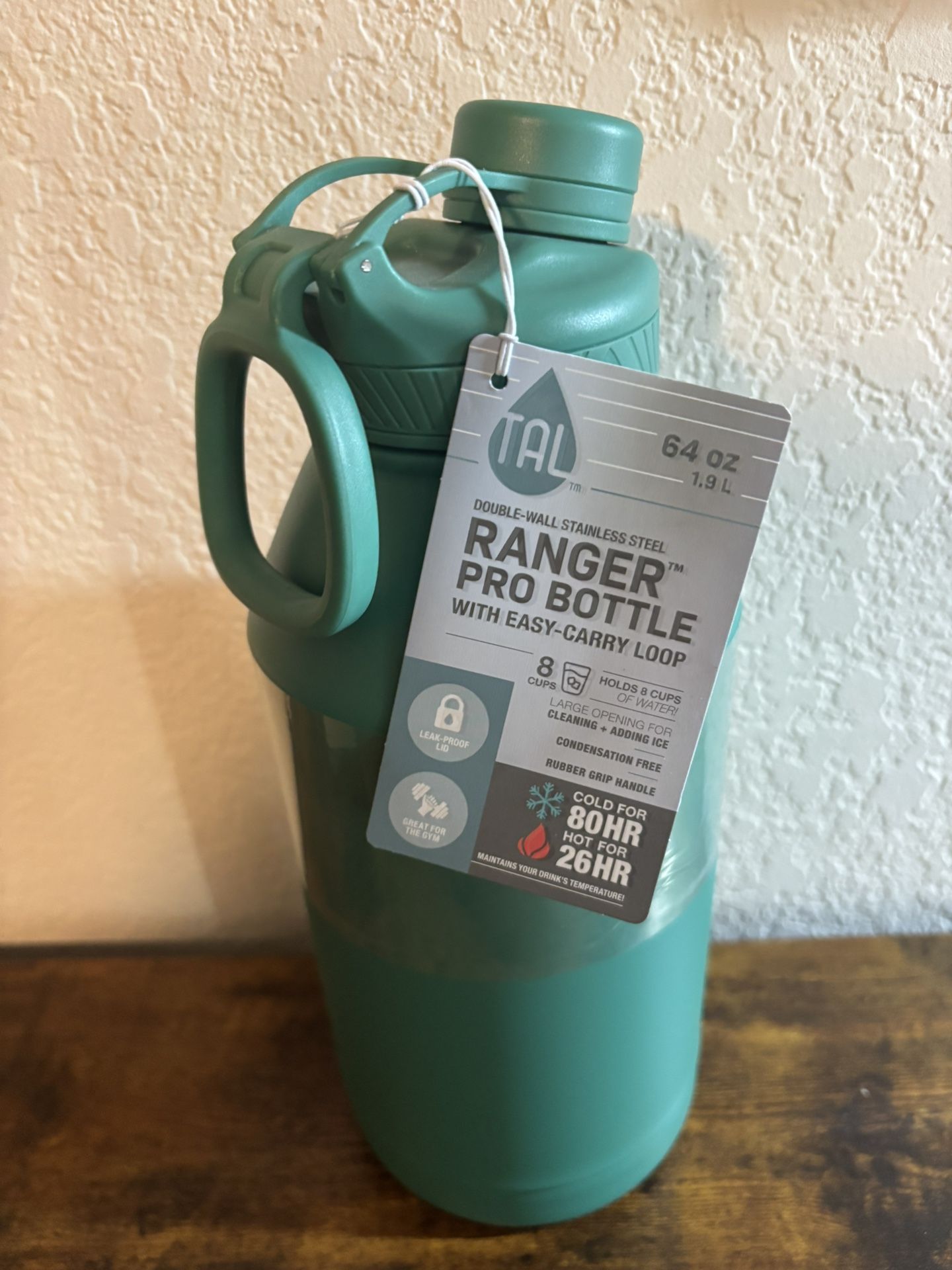 TAL 64oz Jug Bottle Teal & Brand new
