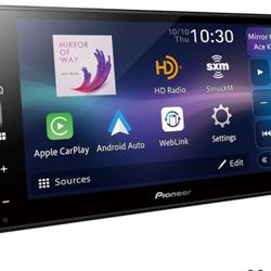 Pioneer DMH-W3050NEX 6.8" Capacitive Touchscreen, Double Din – Wireless & Wired Apple CarPlay & Android Auto, Bluetooth, Backup Camera, Maestro, FLAC,