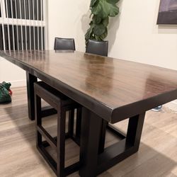 Wooden dining table 