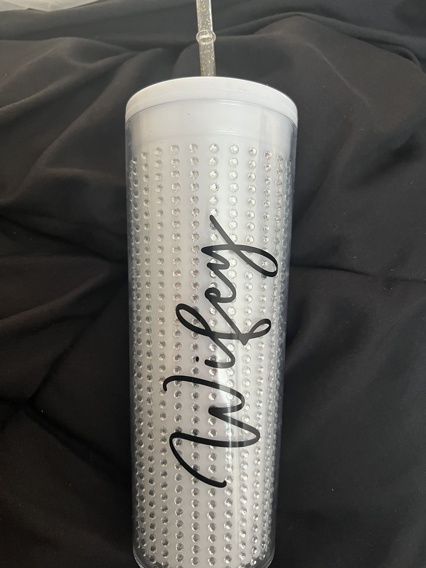 New Wifey Tumbler With Straw