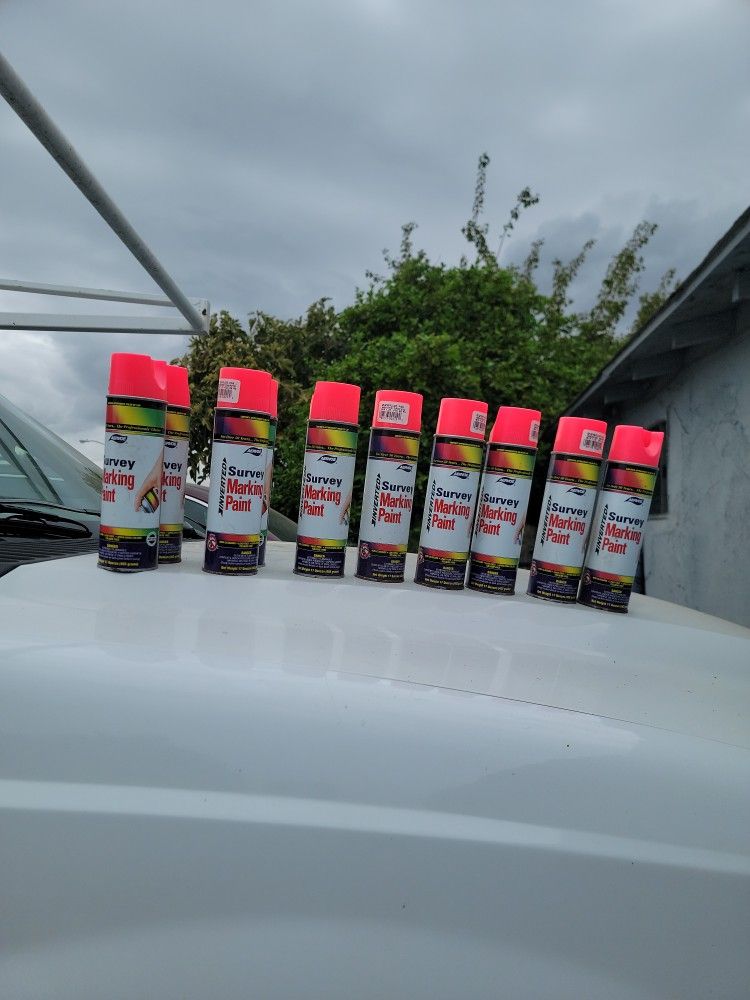 Survey Marking Paint. 