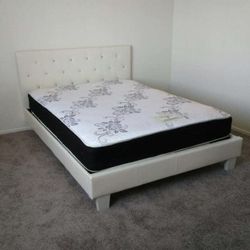 NEW Twin, Full, Queen, King, Cal king Crystal Tufted Platform Bed 