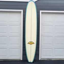 9'2" nomad longboard surfboard