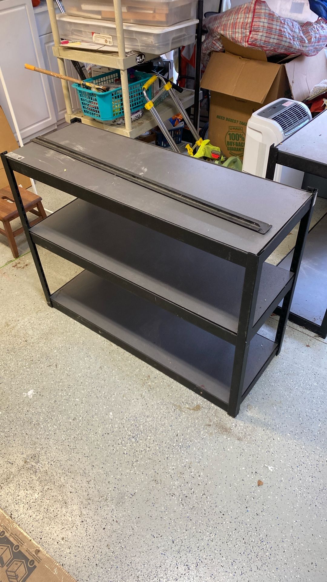 2 Sturdy Shelf Stands W48 X H36 X D18 Inches