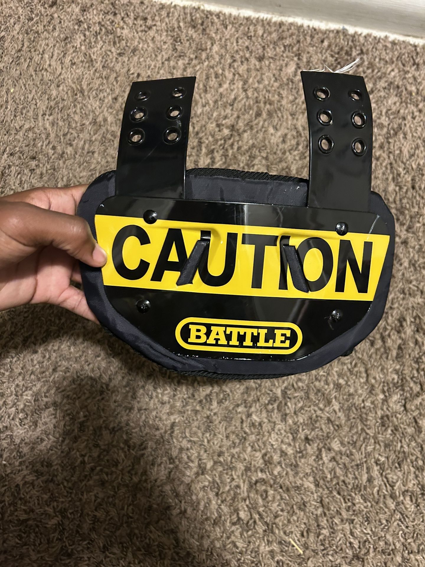 Brand new never used football back plate
