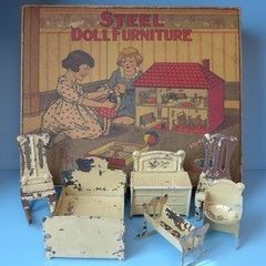 Antique "Steel Doll Furniture"