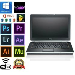 DELL LAPTOP  i7 1TB SSD 32GB RAM 14" $ SAVE $ FREE DELIVERY , WINDOWS 11, OFFICE 2024, ADOBE PHOTOSHOP, PREMIER, FL STUDIO,  PRO TOOLS, SERATO DJ