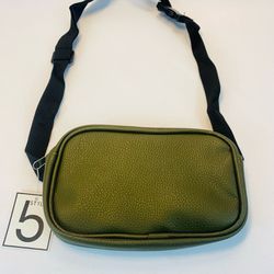 Brand New Olive Green Crossbody/Waist Bag