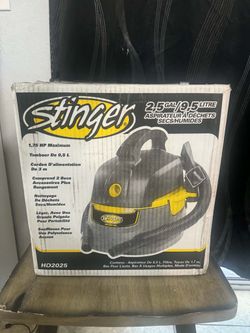 Stinger 2.5 Gallon Wet/Dry Shop Vacuum