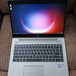 HP EliteBook 14 Inch UltraBook Laptop Intel Quad Core i5 8th Gen CPU 16 GB RAM 256 GB SSD 1080P LCD Webcam Wi-Fi Bluetooth Windows 11 Professional