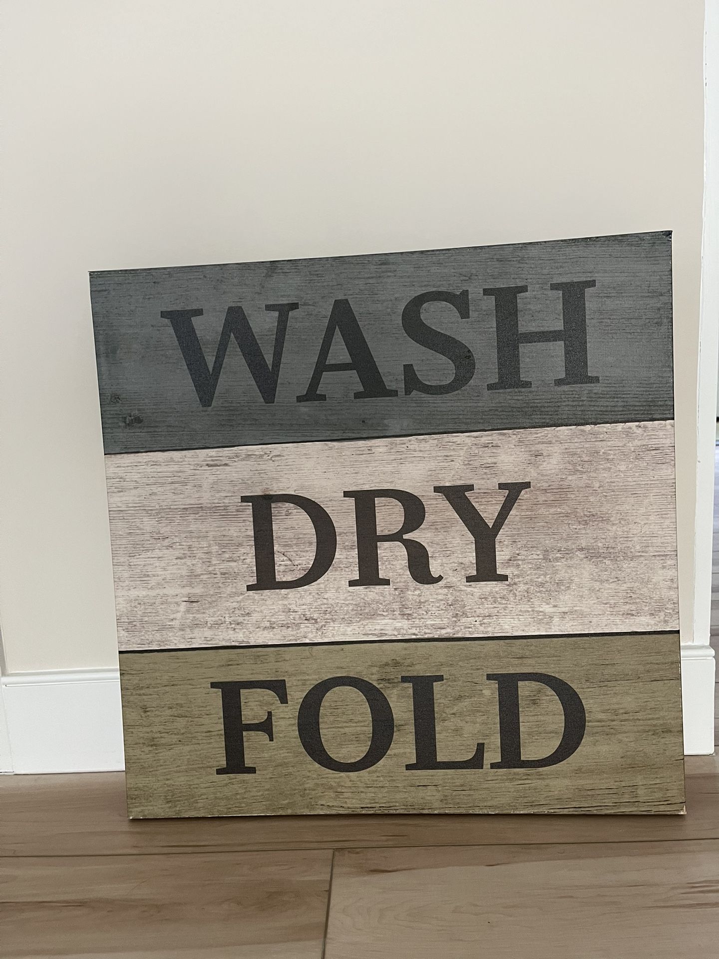 Laundry room, wall art
