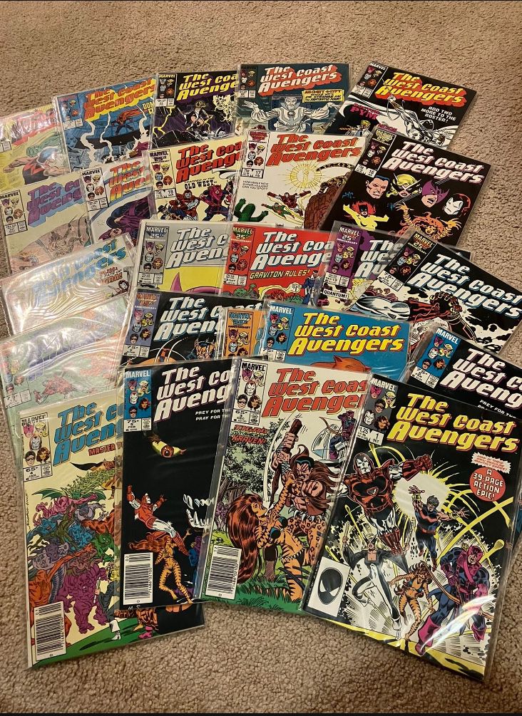1985 West Coast Avengers Comic Books 