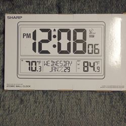 Sharp Atomic Wall Clock 