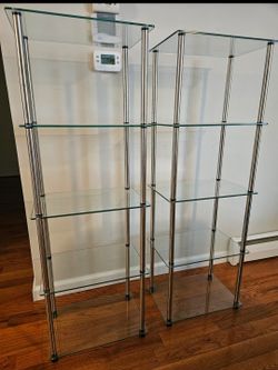 Glass Shelf Set Of 2 - 5 Tier