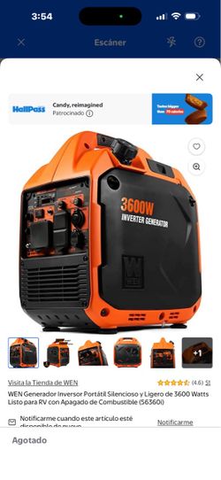 Inverter generator 3600 watt portable new