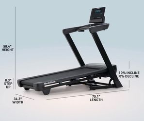 Nordic track T series 8 treadmill for walking,running,flat or incline