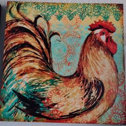 Susan Winget Rooster Canvas Art
