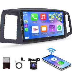 64GB Android 13 Car Stereo Radio GPS Navi Carplay Camera Jeep Cherokee 04-07