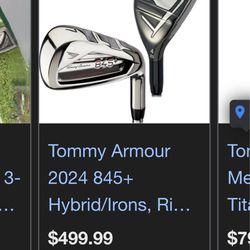 Golf clubs with extras
