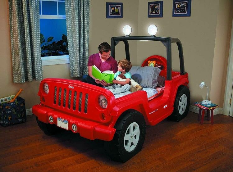 Red Jeep Children's Bed
