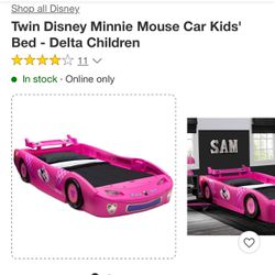 Minnie Mouse Car Bed- Twin 
