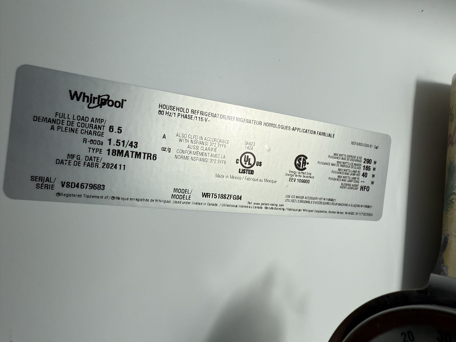 Stainless Refrigerator 
