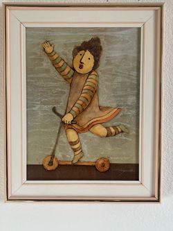 Original Oil  Painting, Signed J. Roybal Certificate  11 X 14