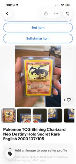Shinning Charizard highly collectible !! Need some cash offer up