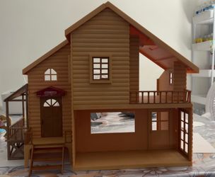1995 woodland lodge Sylvanian vintage home