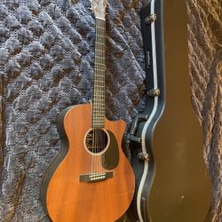 Martin Acoustic Guitar And Case 