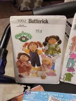 Doll Clothes Patterns X 10 New Never ✂️ , All Sizes Sewing Crafts Children Fabric Fashion Kids