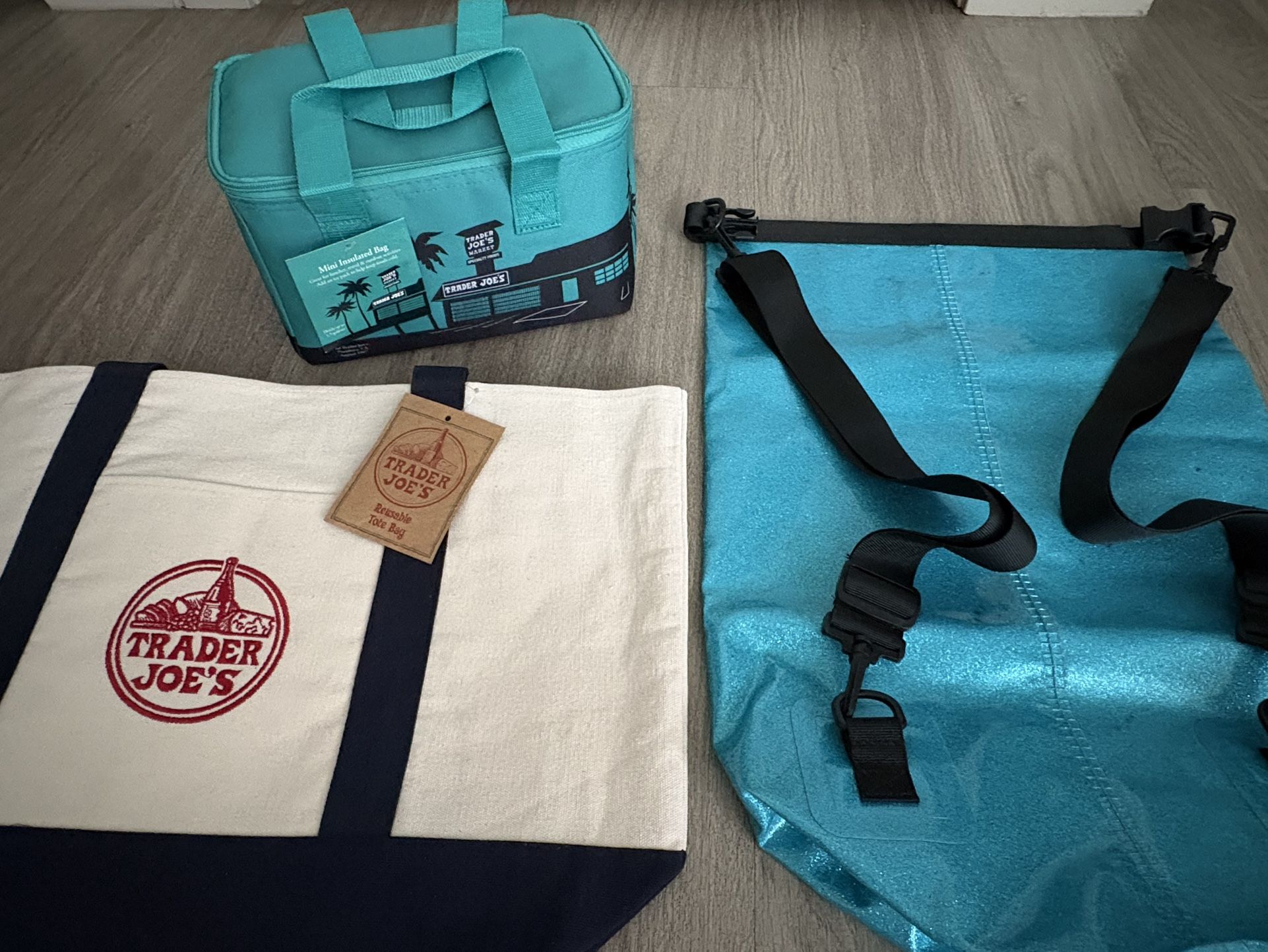 Trader Joe’s Large Canvas, Insulated Bags and Backpack- $40 (Gilbert)