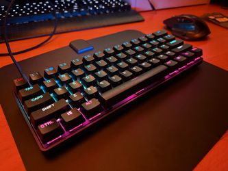 SteelSeries Apex Pro Mini (Gen 2) 60% Gaming Keyboard – OmniPoint 2.0 Adjustable | RGB | USB-C