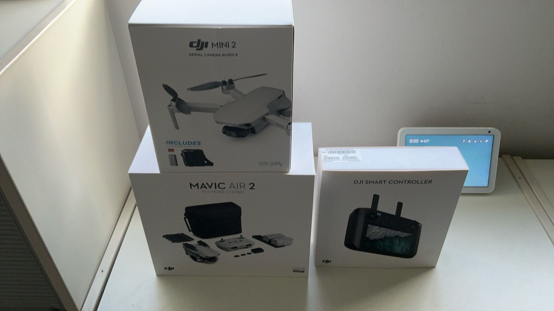 DJI MAVIC Air 2 w/Fly More Combo, DJI Mini 2 Camera Bundle, and DJI Smart Controller