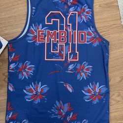 New Phila 76ers embid jersey Sz m