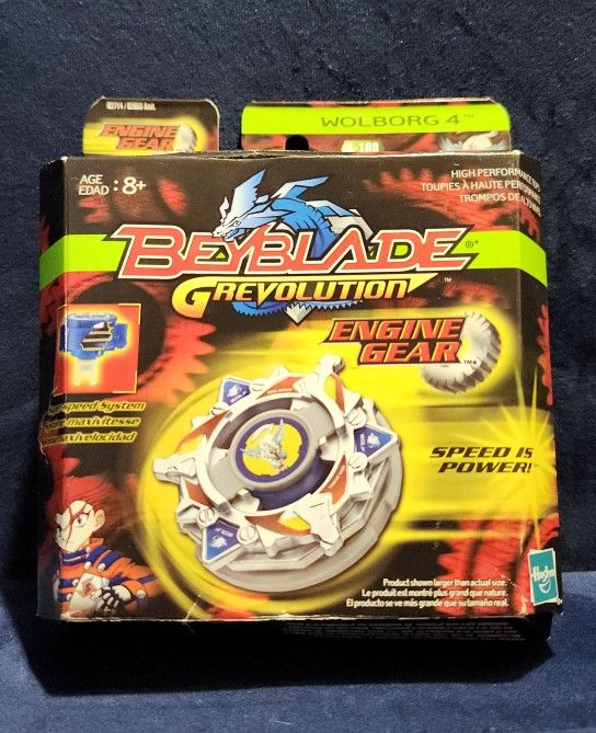 Beyblade 2004 G Revolution Wolborg 4 New Sealed