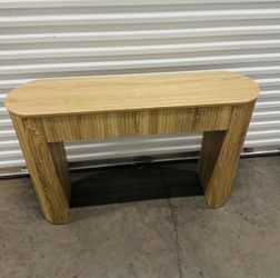 Brand NEW 47” Fluted Console Hall Entryway Table $100 Price is Firm - Sturdy - size in pics