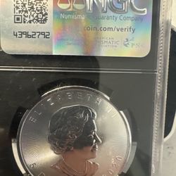#86 2020 Canada $5 Silver Lucky Dragon – 1 oz .9999 Fine – NGCX Mint State 10 Perfect Grade