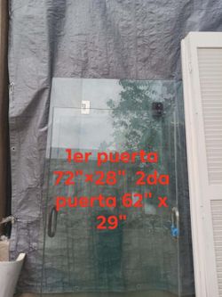 Glass doors