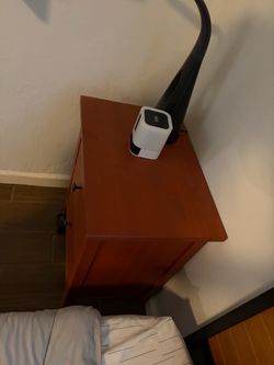 Red Bedside table