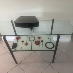 50 x 15 Inch Glass Console Table 