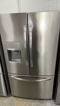 Modern Stainless 3-Door Fridge – Energy Star Rated